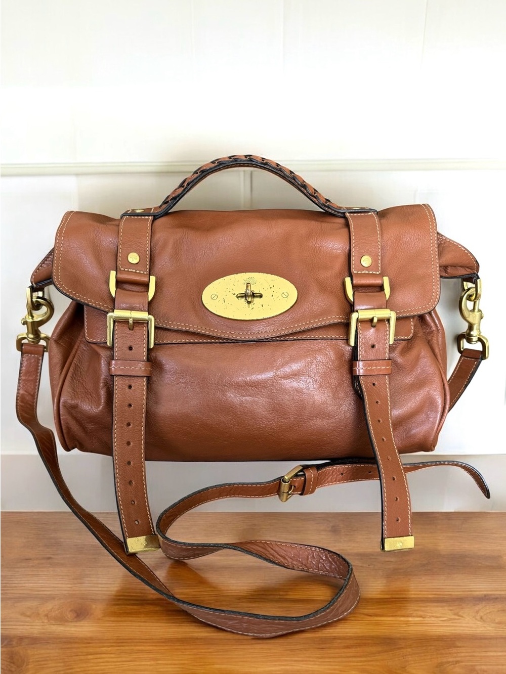 Mulberry Alexa Soft Buffalo Satchel Shoulder Bag